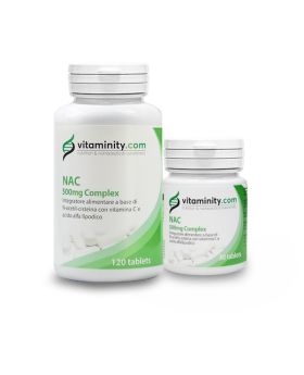 NAC 500mg Vitaminity Integratore antiossidante per capelli, per pelle e per articolazioni